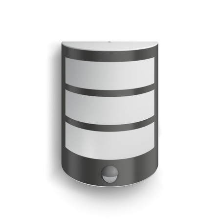 Kinkiet Ogrodowy Lampa Elewacyjna Zewnętrzna LED 6W 450lm 2700K z Czujnikiem Ruchu i Zmierzchu Antracyt IP44 Python Philips