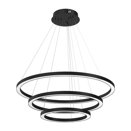 Lampa Wisząca Sufitowa GALAXIA Czarna 85W LED Milagro