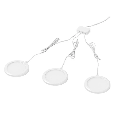 3x Oprawa Podszafkowa Inteligentna 6.5W 210lm CCT 83mm Ściemnialna Biały SMART+ WiFi Undercabinet Round Ledvance