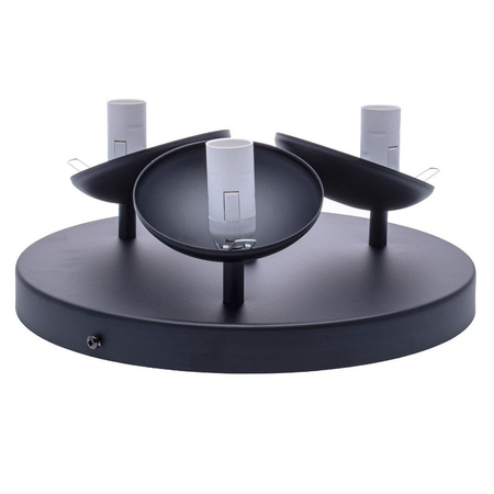 Lampa Sufitowa SFERA Czarna 3xE14 Milagro