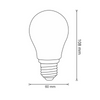 Żarówka LED E27 A60 7W = 60W 806lm 4000K Neutralna 320° Filament GOLDLUX (Polux)