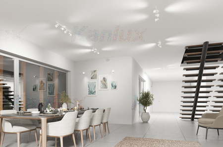 Oprawa lampa sufitowa ENALI 4xGU10 biała 68cm Kanlux