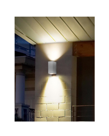 Lampa Ogrodowa Zewnętrzna Kinkiet Elewacyjny LED GU10 IP44 IK04 Biały Endura Ledvance