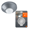 Lampka nocna LED Nightlux Ceiling Srebrna 1,70W 105lm 4000K IP20 Ledvance Czujnik ruchu