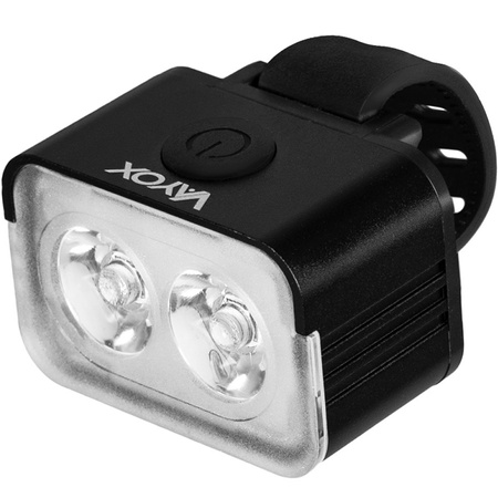 Lampka Latarka Rowerowa Przednia 2xLED USB-C 5 Trybów 300lm IPX6 VAYOX