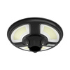 Lampa Oprawa Solarna Ogrodowa LED 7.5W 6500K IP65 Z czujnikiem ruchu i pilotem RF Okrągła Czarna VT-45W V-TAC