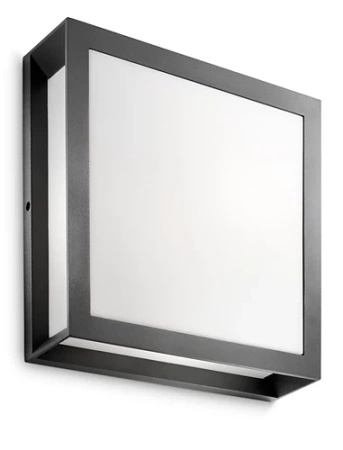 Lampa Ogrodowa Zewnętrzna Plafon 2x E27 IP44 Antracyt Skies Philips