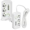 Przedłużacz KOBI LINEA PRO 3x230V 3m Uziemienie Wyłącznik 5xUSB Biały