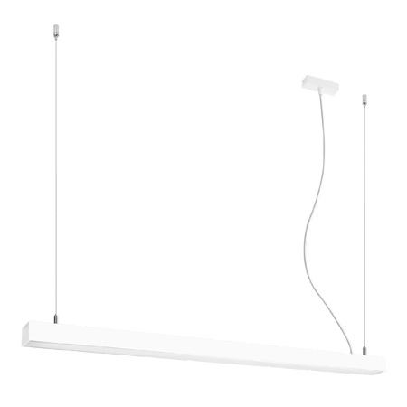 Lampa Sufitowa LED Wisząca PINNE 31W 4000K Liniowa 117cm Biała SOLLUX