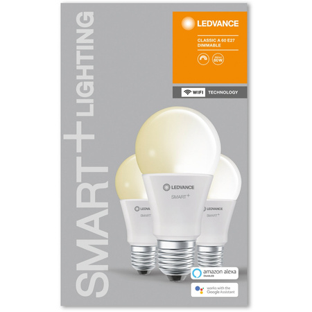 Żarówka LED E27 9W = 60W 806lm Ściemnialna SMART+ WiFi Classic Ledvance