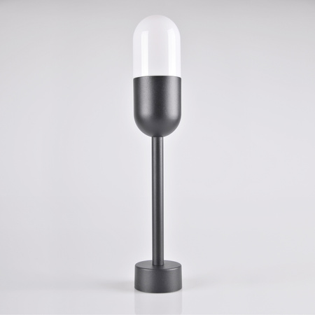 Słupek ogrodowy HORTEN 1x E27 44 cm GOLDLUX (Polux) Czarny 314154