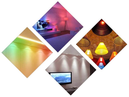 Sterownik do taśm LED RGB IR 24 PRZYCISKI 72W 3x2A 12V DC MINI + PILOT