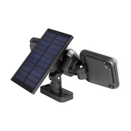 Naświetlacz solarny lampa 138x LED 10W 480lm Zimna czujnik ruchu IP65 + Pilot