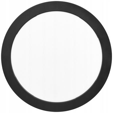 Plafon natynkowy Panel LED 24W 4000K Czarny okrągły Proma LVT