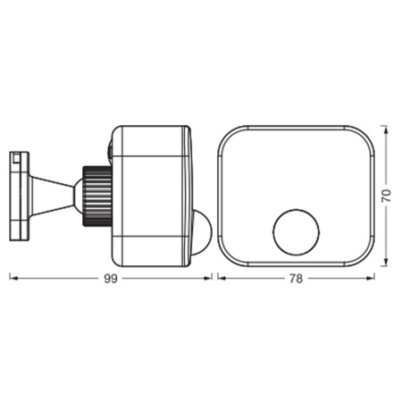 Kinkiet Ogrodowy Lampa Elewacyjna Zewnętrzna LED z Czujnikiem Ruchu i Zmierzchu 3W 150lm 3000K Ciepła Ściemnialna Szary IP54 Endura Osram