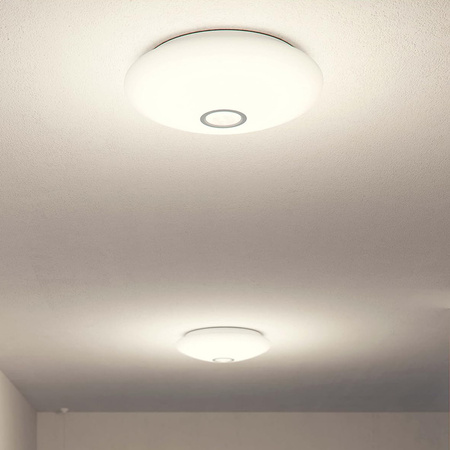 Lampa Sufitowa Plafon LED 16W 1900lm 4000K Biała z Czujnikiem Ruchu Mauve Philips