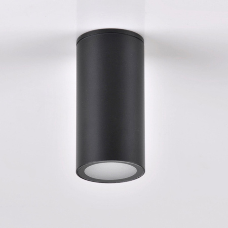 Oprawa Hermetyczna Lampa Natynkowa Zewnętrzna Sufitowa Czarna LED GU10 ATLANTA IP54 GOLDLUX (Polux)