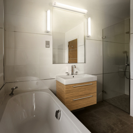 Lampa Łazienkowa LED Kinkiet Nad Lustro Ściemnialny 12W 1200lm CCT Biały IP44 60cm Obris Ledvance