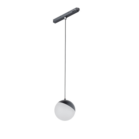 Reflektor Szynowy Lampa do Szynoprzewodów 1-fazowy LED 8W 650lm 3000K Ciepła Czarny Industrialna LVM LID 10153 Nowodvorski