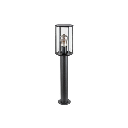 Lampa Ogrodowa Słupek Zewnętrzny Stojący E27 IP44 Czarny Klasyczny Dubrovnik Rabalux