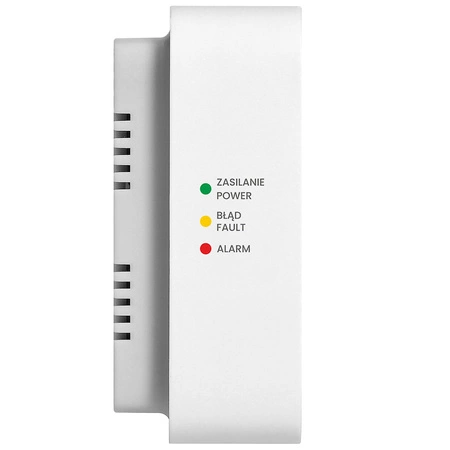 Czujnik Czadu Detektor Tlenku Węgla z Termometrem i Czujnikiem Wilgoci Bateryjny