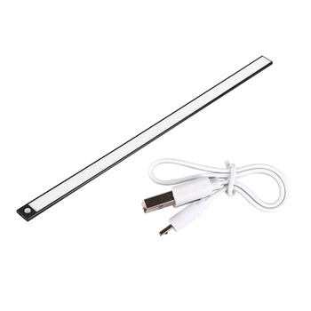 Lampka Podszafkowa LED Listwa Meblowa 3W CCT 60cm z Czujnikiem Ruchu Czarna