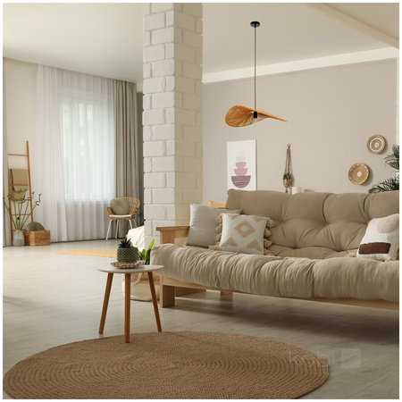 Lampa Wisząca Dekoracyjna Zwis Bambusowa E27 Verona Kobi