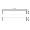 Oprawa Liniowa Lampa Sufitowa LED T8 G13 58W 150cm Srebrna Natynkowa ALIN Kanlux