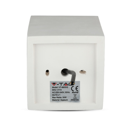 Oprawa Sufitowa Natynkowa Spot GU10 Kwadratowa Biała/Różowe złoto VT-860 V-TAC - 5 Lat Gwarancji