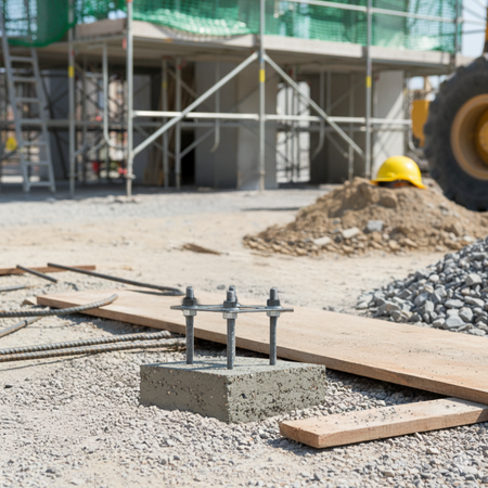 Kotwa Fundamentowa Regulowana do Słupa BASE SV 200x200mm KOBI