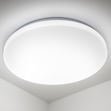 Plafon LED Lampa Sufitowa Natynkowa SALUS2 48W IP44 CCT Biały Okrągły 40cm + PILOT LUMILED