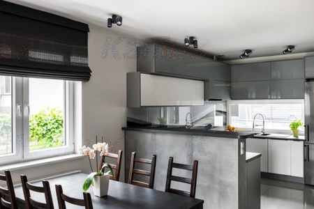 Oprawa Natynkowa Halogenowa SPOT TUBA Ruchoma 2xGU10 Czarna BLURRO Kanlux