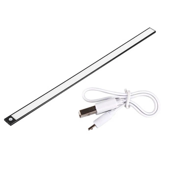 Lampka Podszafkowa LED Listwa Meblowa 3W 4500K 50cm z Czujnikiem Ruchu Czarna