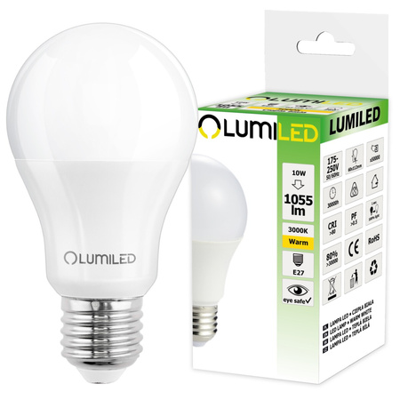 Plafon LED Lampa Sufitowa 41cm 2x E27 Chrom Kwadratowa + 2x Żarówka LED 10W 3000K Lumiled