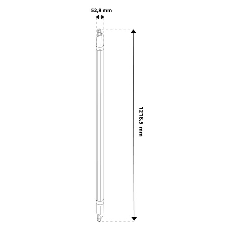 Oprawa Hermetyczna LED Warsztatowa Lampa 120cm do Garażu 36W 4000K Wodoszczelna RAY LUMILED