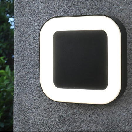 Kinkiet Ogrodowy Elewacyjny Lampa Zewnętrzna LED 12W 4000K IP54 LUPUS