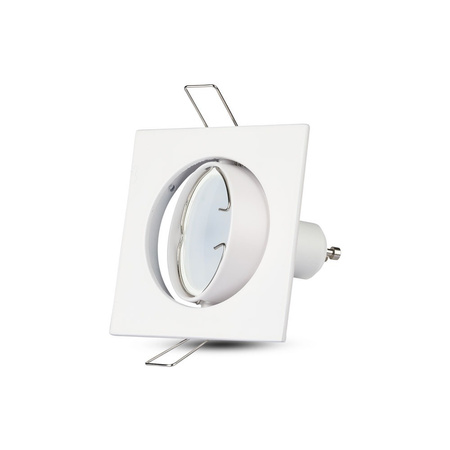 Oprawa Sufitowa Podtynkowa Oczko GU10 Kwadratowa Biała VT-779 V-TAC