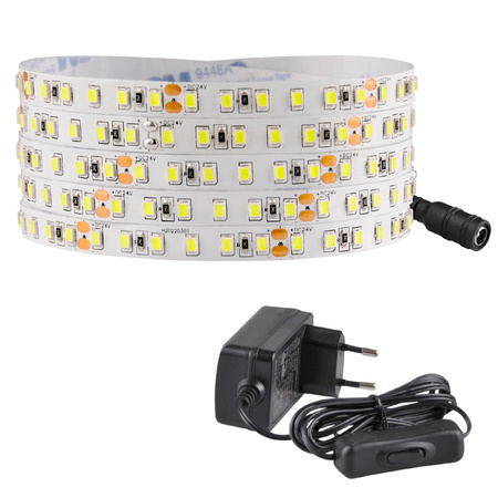 Taśma Pasek LED 35W 3800lm 6500K Zimna 120° Biała Ściemnialna Sanico Goldlux