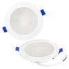 Oprawa Podtynkowa LED Downlight Lampa Punktowa 6W 600lm 4000K Neutralna Oczko Spot Biała IP40 Sigaro Kobi