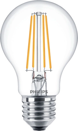 Zestaw 2x Żarówka LED E27 A60 7W = 60W 806lm 2700K Ciepła Filament PHILIPS