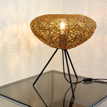 Lampa Stołowa Oprawa Biurkowa Stojąca Dekoracyjna E27 Beżowy USB-C Decor Ledvance