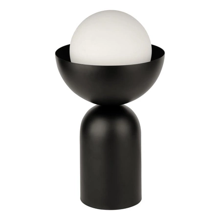 Lampa Stołowa Dekoracyjna Oprawa Oświetleniowa E14 Czarna Decor Bowl Table Osram