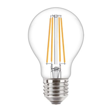 Żarówka LED E27 A60 7W = 60W 806lm 2700K ciepła FILAMENT PHILIPS