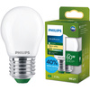 Żarówka LED E27 Kulka P45 3.8W = 60W 806lm 212lm/W 2700K Ciepła 300° KLASA A UltraEfficient Philips