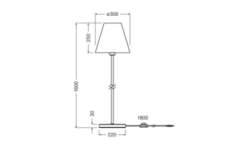 Lampa Podłogowa Oprawa Stojąca Dekoracyjna E27 Brązowy Zielony Decor Ledvance