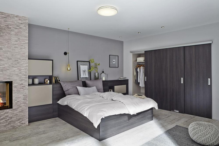 Panel LED Oprawa Podtynkowa Punktowa 3.8W 400lm 3000K Ciepła Oczko Spot Szary Downlight Slim Ledvance