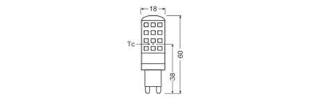 Żarówka LED G9 Kapsułka 3.5W 320lm CCT Ściemnialna SMART+ WiFi Ledvance
