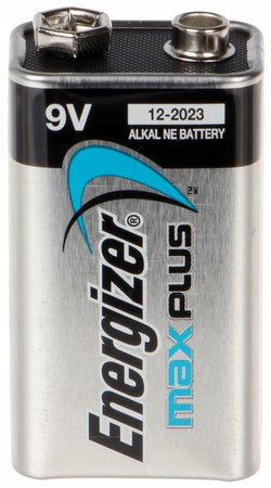 Bateria ENERGIZER MAX PLUS 6LR61 6F22 9V 1szt Blister