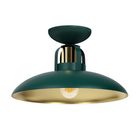 Lampa Sufitowa FELIX Zielona Złota 1xE27 Milagro