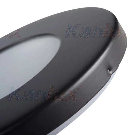 Oprawa sufitowa halogenowa podtynkowa MARIN MR16 Gx5,3 czarny mat Kanlux